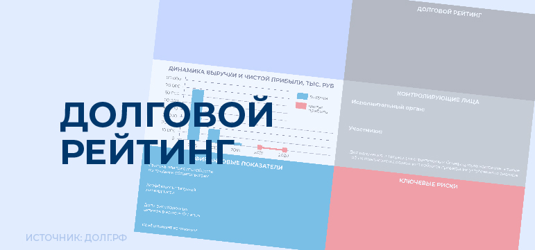 Долговой рейтинг от ДОЛГ.РФ